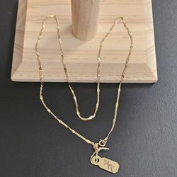 14k Gold Necklace 18 Inch