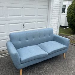 Light Blue Loveseat