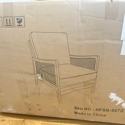 Brand New Solid Wooden Armchair(Assembly Required)