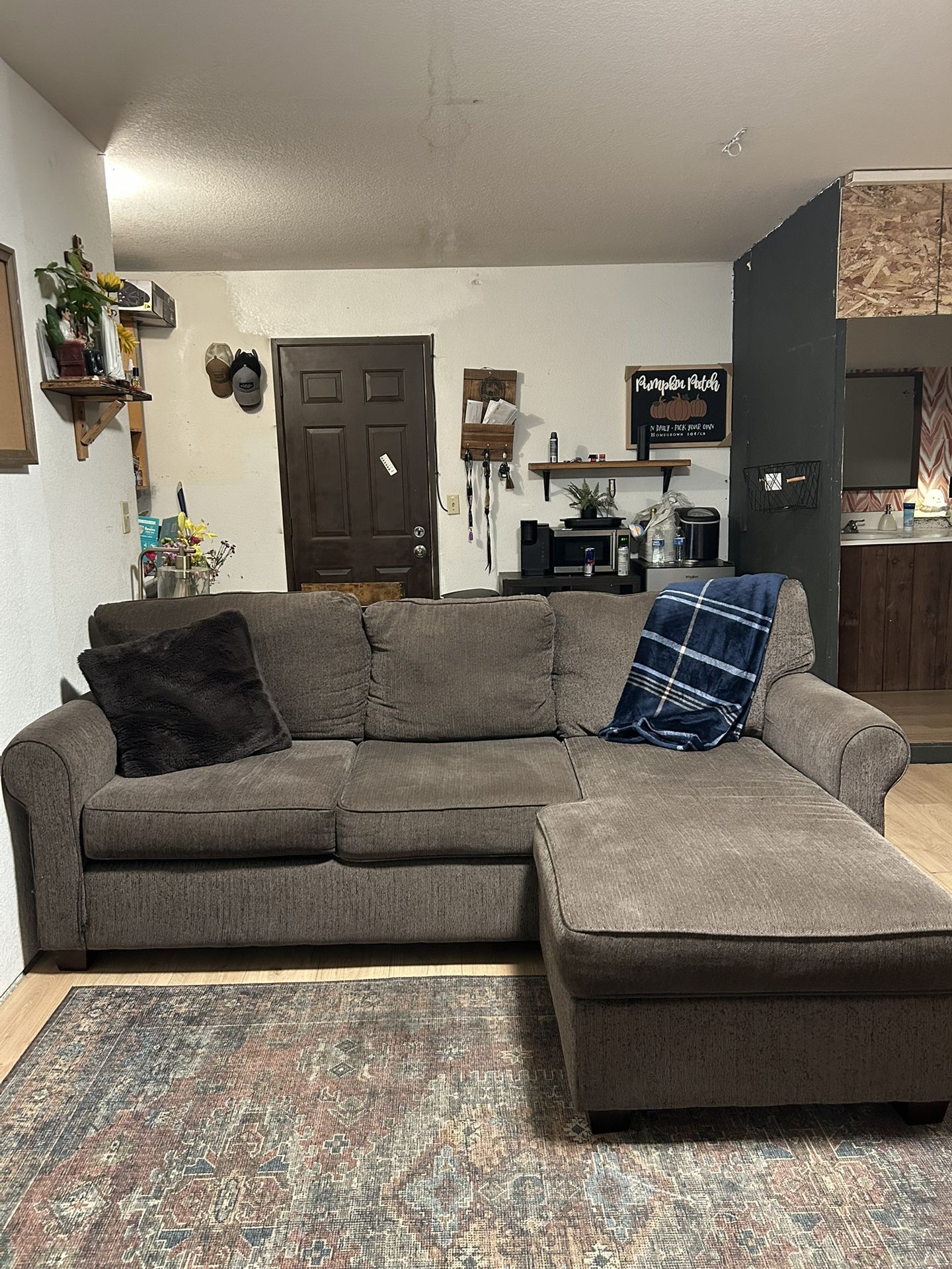 Brown Couch/ Sofa Café