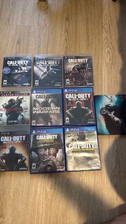 Call of Duty Game Bundle – 10 Games (PS3 & PS4) – Black Ops, MW, WWII & More