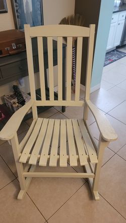 Solid Wood Rocking Chair – Sturdy & Great Condition – $65 OBO