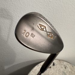 Snake Eyes 10/52 Forged Wedge Tri Gold Steel Shaft RH 35”