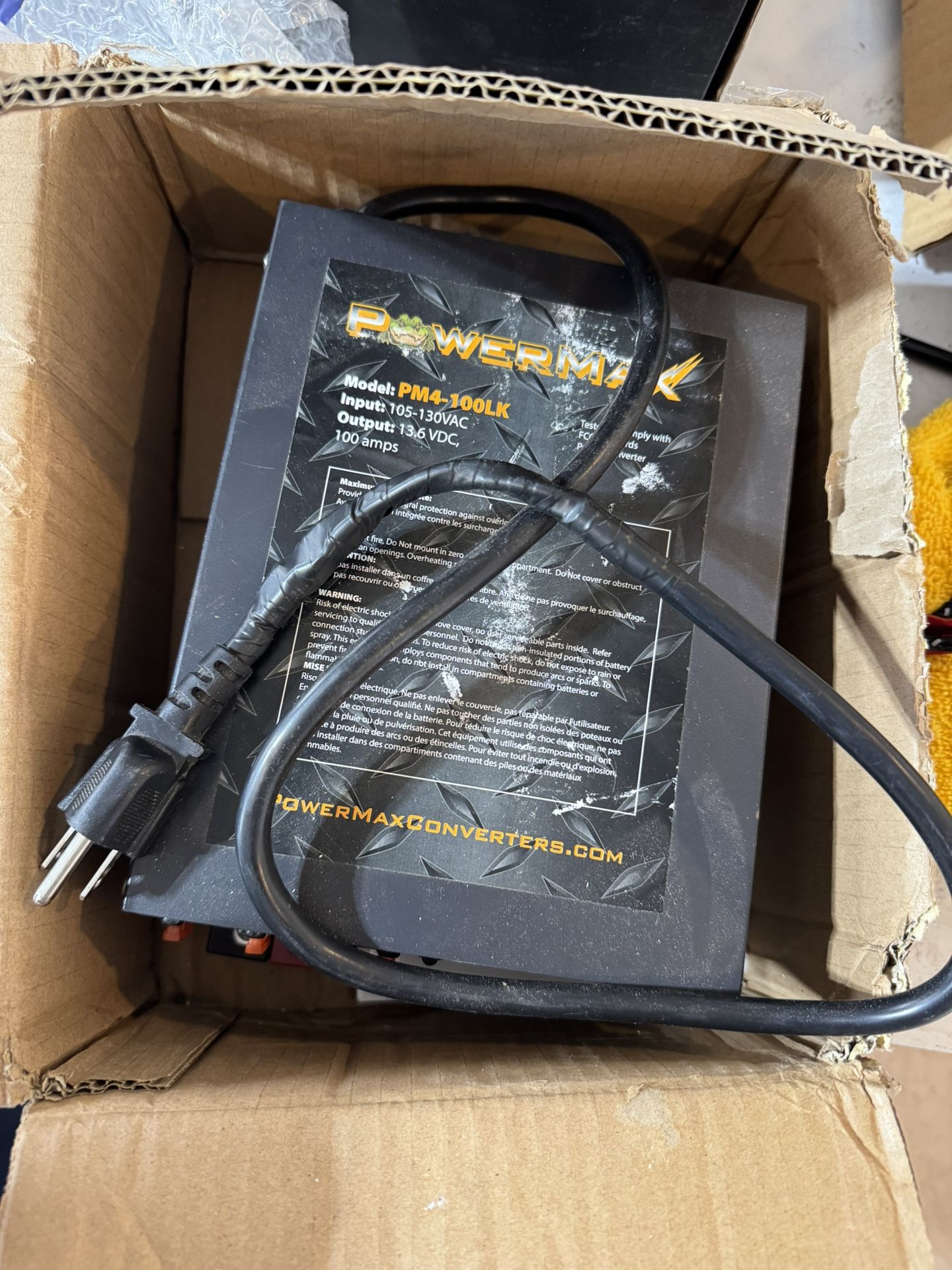 PowerMax PM4 100A Power Converter 110V AC to 12V DC | 100 Amp