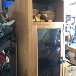 Twin birch connected entertainment center — excellent condition
