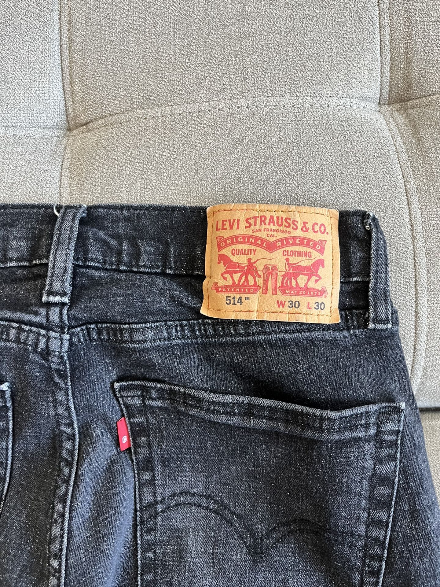 Men’s Size 30x30 Black Levi’s Jeans