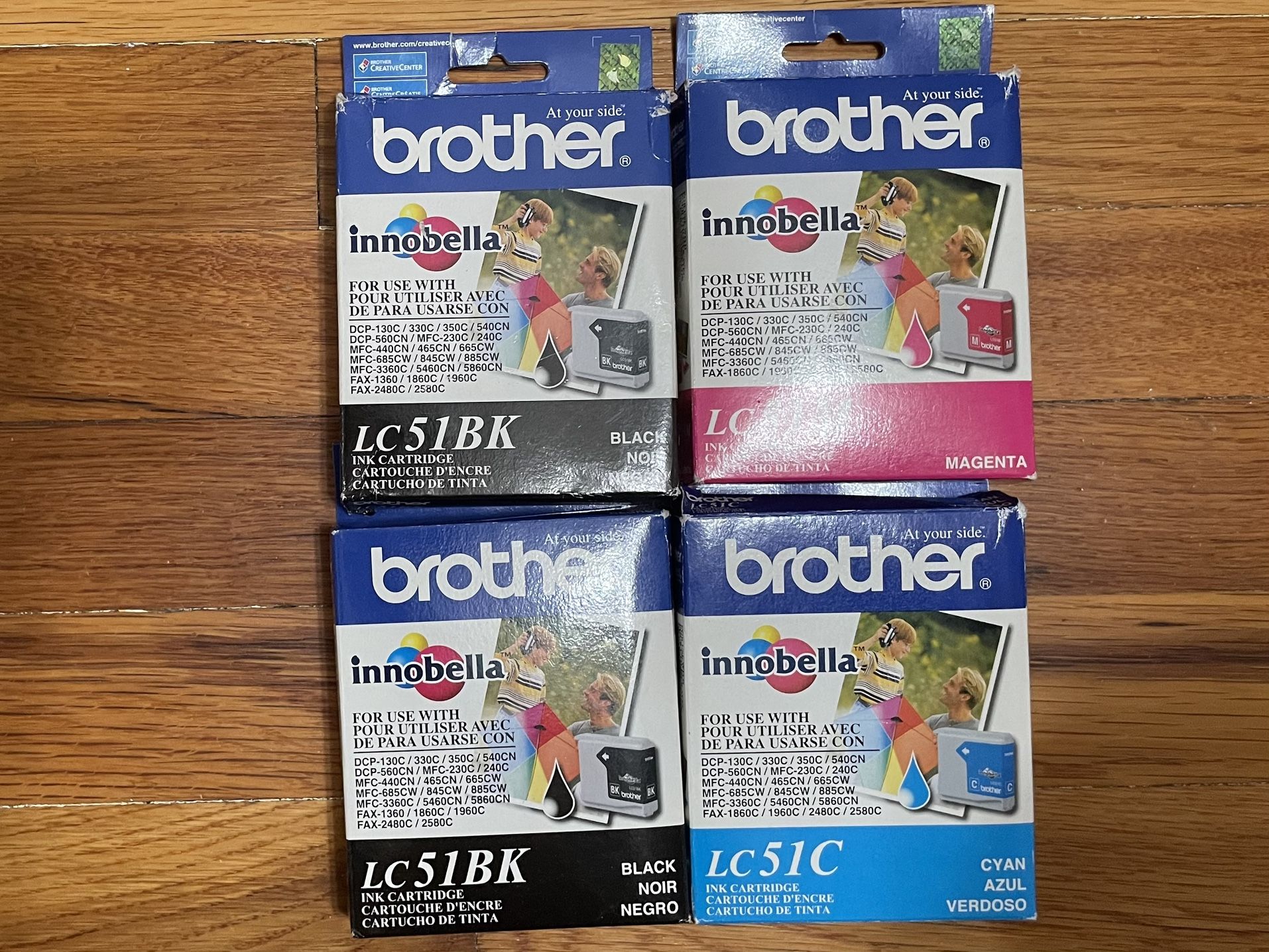 Genuine Brother Printer Ink LC 51 Innobella