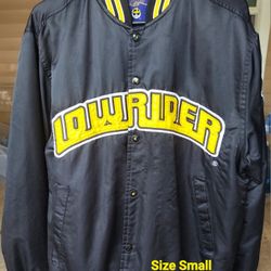 SIZE SMALL VARSITY JACKET LOWRIDER GOLO (CHAMARRA PARA HOMBRE TALLA PEQUEÑA)