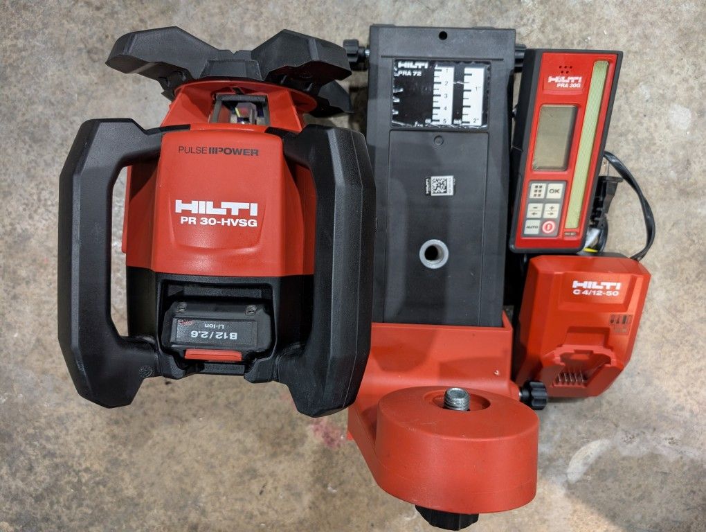 PR 30 HVSG A12 Hilti 33ft Green Laser Level Kit