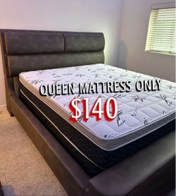New Queen mattress only $140