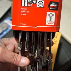 Craftsman 11pc. Set Sandard SAE Wrench Set