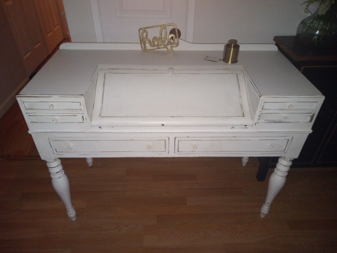Antique White Desk