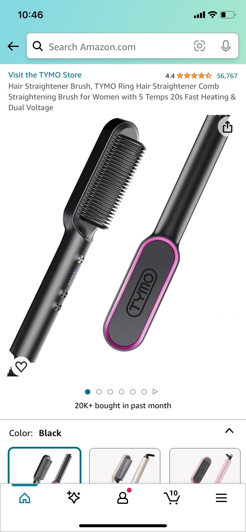 Tymo Straightening brush