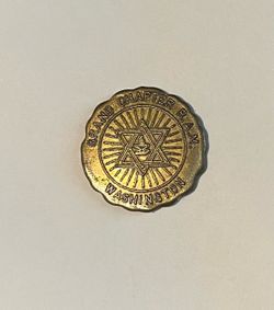 Seattle Washington Chapter R.A.M. 32 Mason Medal/coin