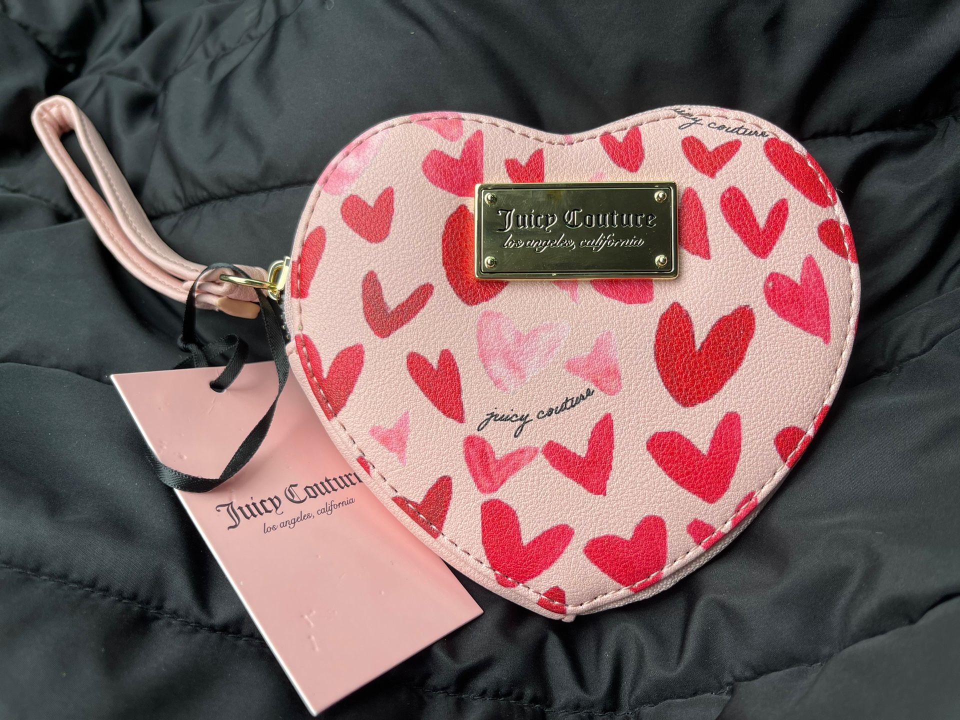 Juicy Couture, Bags, Juicy Couture Heart Shaped Coin Purse