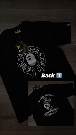 Chrome heart bape shirt