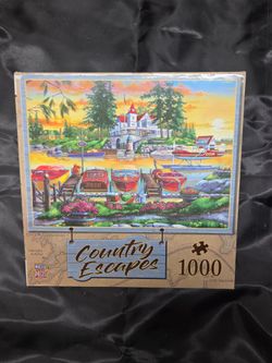 MasterPieces Country Escapes 1000-Piece Jigsaw Puzzle