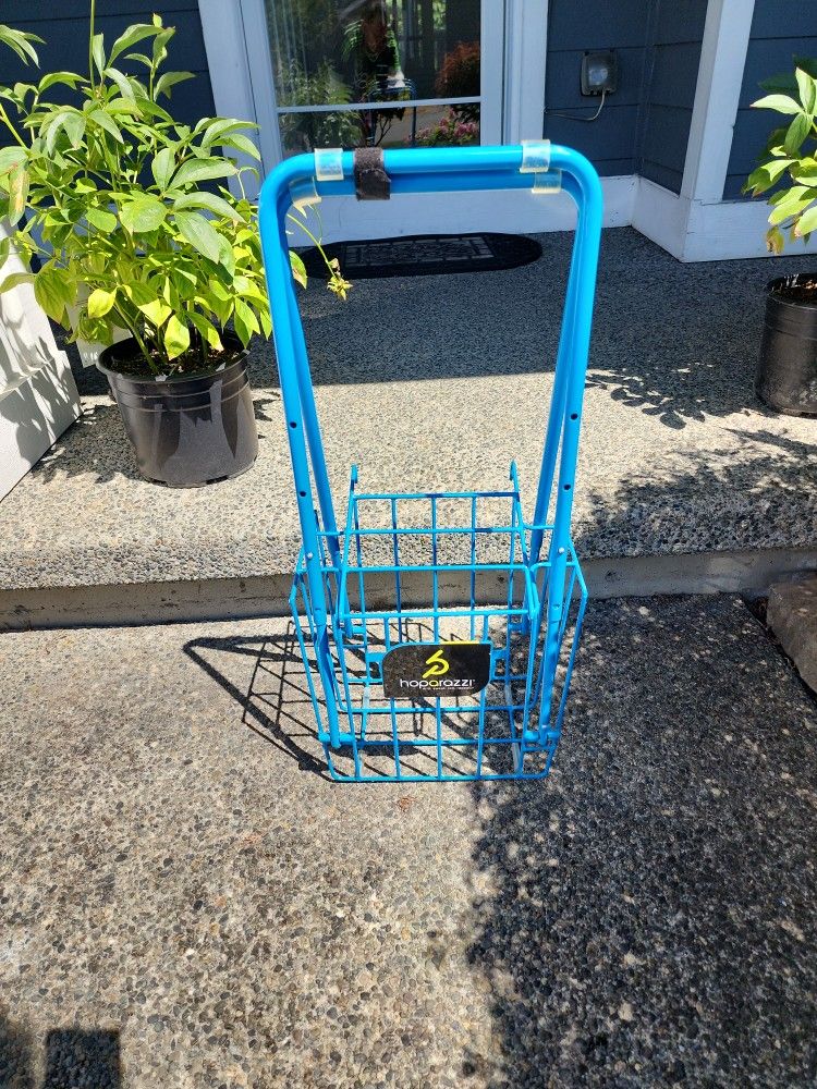 Hoparazzi Tennis Ball Hopper Blue Wheels 65 Balls
