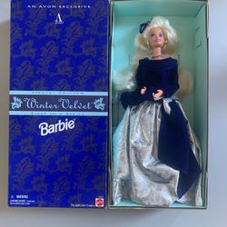 Barbie 1995 Avon Winter Velvet Limited Edition
