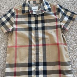 Boys Burberry Shirt 
