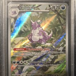 Nidoking pokemon 151 Graded PSA 10