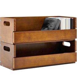 Wooden storage boxes