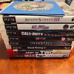 PS3 Games $5 EACH PICK UP ONLY