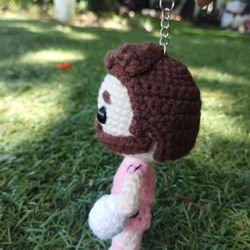 Messi / Keychain.    Hand Made Crochet 