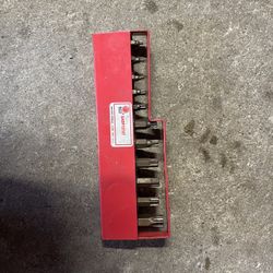 Matco Tools 12 PC 𝙼𝚊𝚕𝚎 Torx Socket Set 1/4" 3/8 Drive SABP12TXT