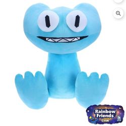 Giant Plush Cyan Giant Size 15" Rainbow Friends