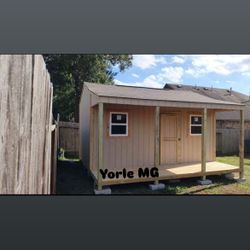 Storage Shed 10x16x4 De Porch