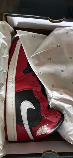 Nike Air Jordan 1 Mid Black/Red Size 10