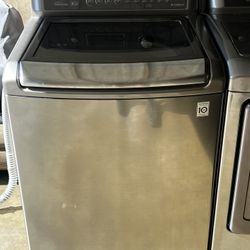 LG Wave Force Top Load Washing Machine / True Stream Dryer Set