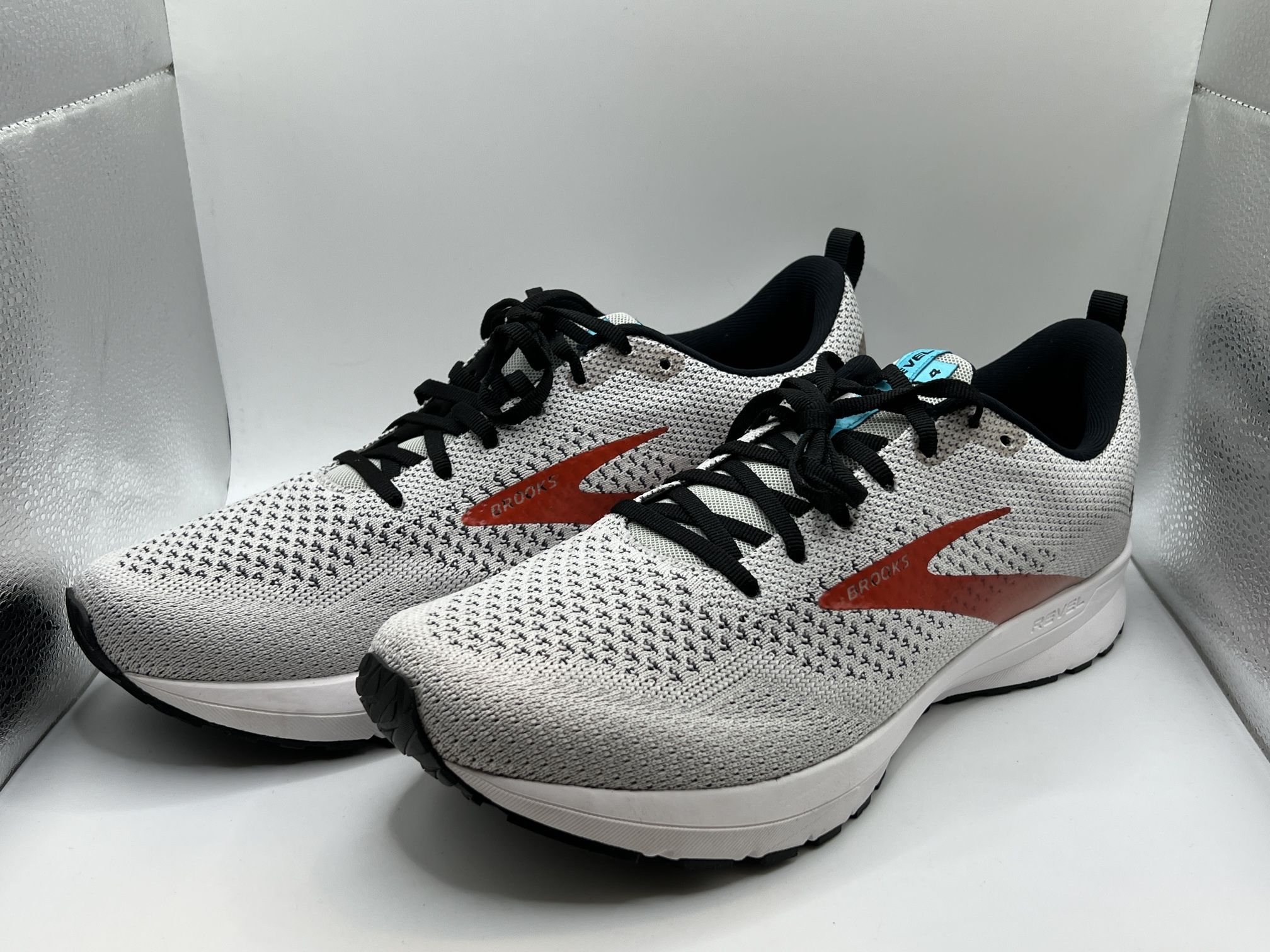 New Brooks Revel Gray Size Men's 1103471D029