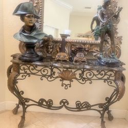 Entry Marble Console Table