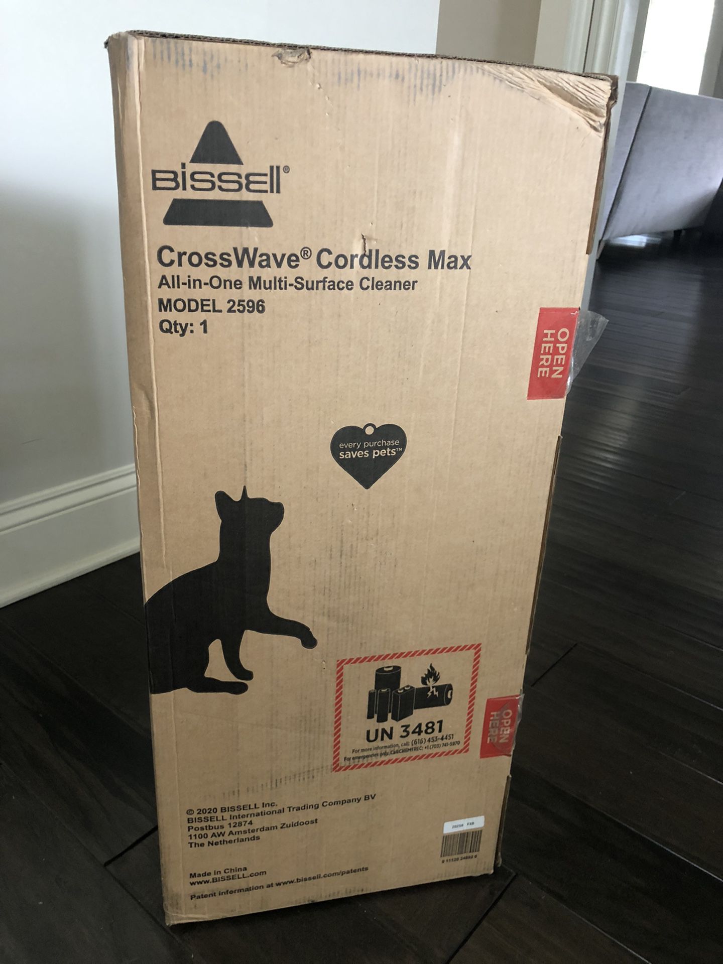 BRAND NEW IN BOX Bissell Cross Wave Multi Surface Steam Cordless Max - Brand New In Box