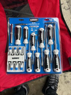 Hart 20 Piece Screwdriver Set With 50% More Tourque And Magnitizer Tool