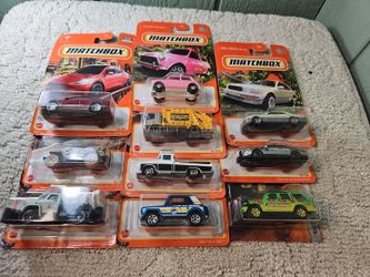 Matchbox (10) Car Lot - Exact Items Pictured No Duplicates