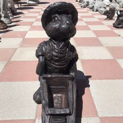 New Rabbit Made Out Of Cement Beautiful Yard Decoration 