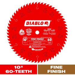 DIABLO 10in. x 60-Tooth Fine Finish Saw Blade for Wood