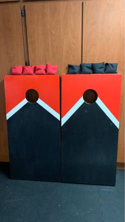 Corn hole boards and bags