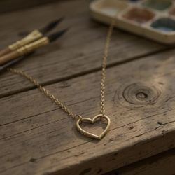 Luxury Open Heart Necklace