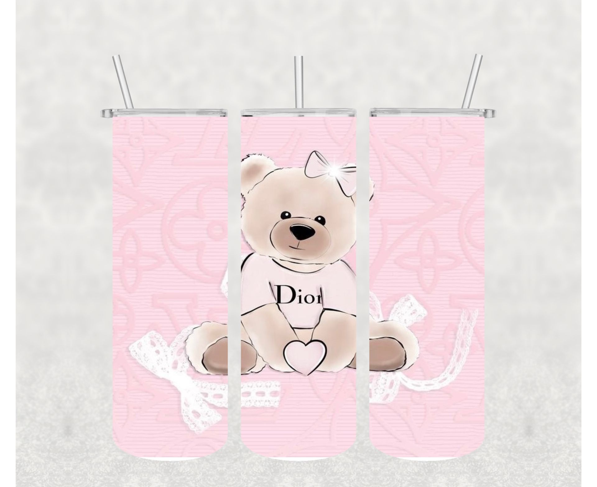 Dior Teddy Bear Tumbler