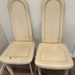 2 Cream Color Chairs - Free 