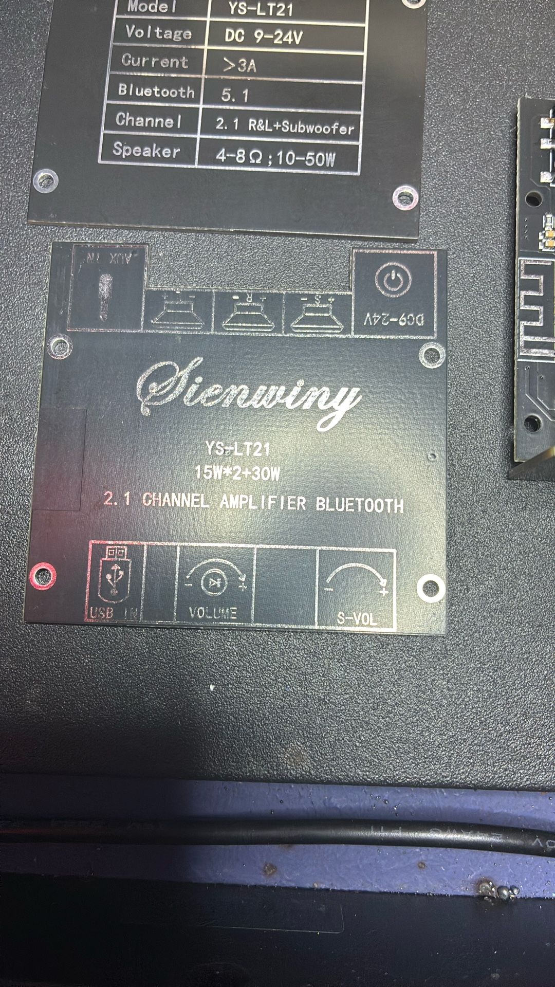 Sienwiny 2.1 Channel Build able Wireless Amplifier Bluetooth Enabled