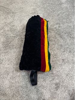 Black Bong Travel Bag w/ Rasta Stripes - 20” Circumference / 16” Height