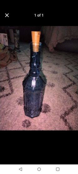Blue Decor Bottle 