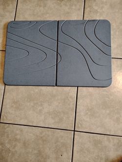 Stone bath drying mat
