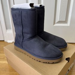 UGG 1016223 Women's Classic Short II Boots Navy Size 8 New