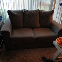 Gray Love Seat